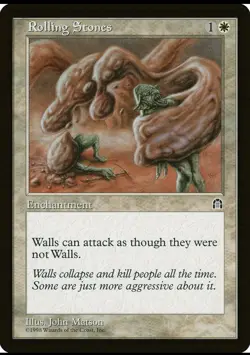 Magic the Gathering ROLLING STONES #23/249 Stronghold White 1998 NM - Image 1