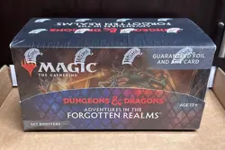 MTG - D&D - Adventures in the Forgotten Realms Draft Booster Box SEALED - Image 1