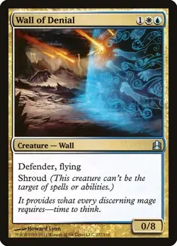 Wall of Denial 1x MtG Commander 2011 CMD SP/NM - Image 1