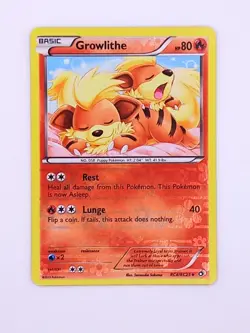 Pokemon Growlite RC4/ RC25 Reverse Holo Legendary Treasures Raidiant Collection - Image 1