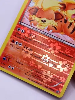 Pokemon Growlite RC4/ RC25 Reverse Holo Legendary Treasures Raidiant Collection - Image 2