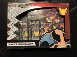 Pokemon TCG Celebrations Collection Lance's Charizard V Box 820650101625 - Image 1