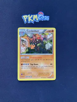 Pokemon TCG Conkeldurr Noble Victories 64/101 Holo Rare LP. - Image 1