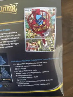 Pokemon TCG Mega Evolution Lucario ETB Elite Trainer Box Sealed - Image 2