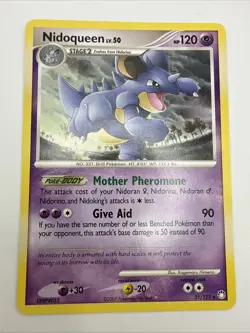 Nidoqueen 31/123 Mysterious Treasures Regular Rare Pokemon Card - Image 3