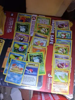 Lot Of 20 1999 Pokemon Cards Krabby Cubone Eevee - Image 1
