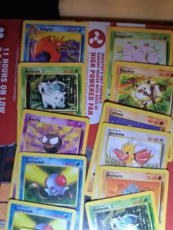Lot Of 20 1999 Pokemon Cards Krabby Cubone Eevee - Image 2