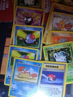 Lot Of 20 1999 Pokemon Cards Krabby Cubone Eevee - Image 3