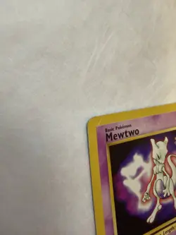 Pokemon Mewtwo 03/53 The First Movie Wotc Promo Kids WB Foil Stamp Card - Image 5
