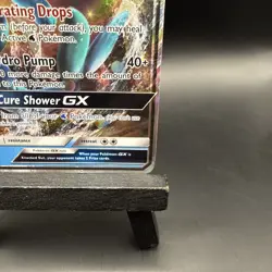 Pokemon 2019 TCG Vaporeon GX Black Star Promo SM172 Holo - Image 5