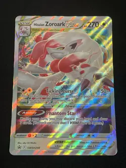 Hisuian Zoroark VSTAR SWSH298 Pokemon Black Star Promo Jumbo - Image 1