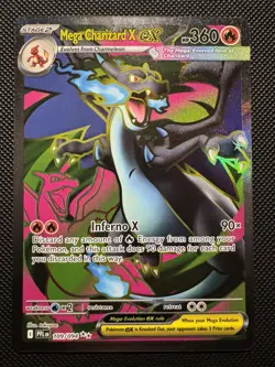 Mega Charizard Ex 109/094 Full Art Phantasmal Flames Pack Fresh NM Pokemon - Image 1