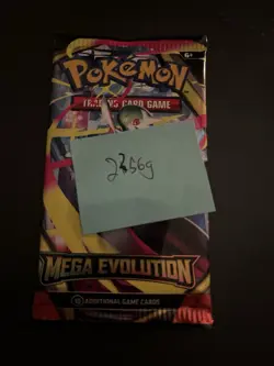 (HEAVY) 22.56g Pokemon TCG Mega Evolution Booster Pack (SEALED)✅ - Image 3