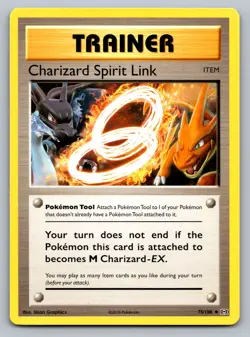 Pokemon TCG XY - Evolutions Charizard Spirit Link 75/108 - Image 1
