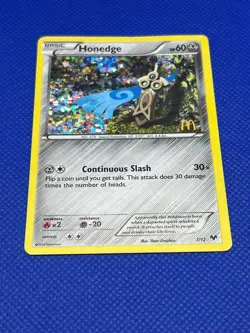 Pokemon Tcg Honedge 7/12 Confetti Holo McDonald's Promos - Image 2