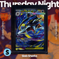 2025 POKEMON PHANTASMAL FLAMES #122/094 MEGA SHARPEDO EX SPECIAL IR - Image 1