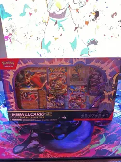 Pokemon TCG: Mega Lucario Ex Figure Collection - Image 1
