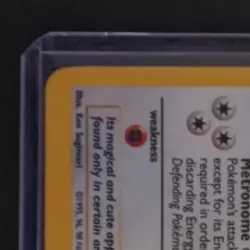 1999 POKEMON UNLIMITED #5/102 CLEFAIRY RARE HOLO - Image 3