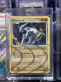 Pokemon TCG Arceus AR8 LV. 100 Platinum Holo Rare 2009 Edition - Image 1