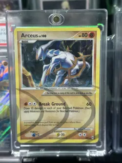 Pokemon TCG Arceus AR8 LV. 100 Platinum Holo Rare 2009 Edition - Image 4