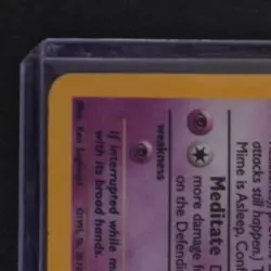 1999 POKEMON JUNGLE #6/64 MR. MIME HOLO - Image 3