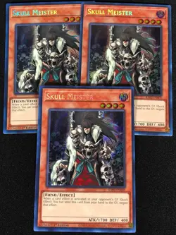 Yugioh Skull Meister RA02-EN005 1ST SECRET x3 (NM) - Image 1