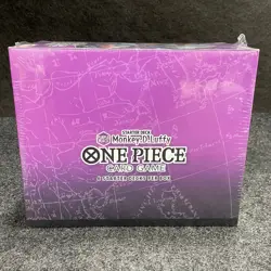 One Piece Game Starter Deck ST-26 Purple/Black Monkey D. Luffy, Box Wear - Image 1