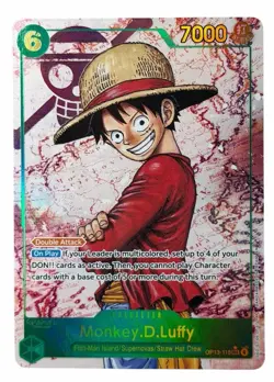One Piece TCG Monkey.D.Luffy Secret Alt Art OP13-118 - Image 1