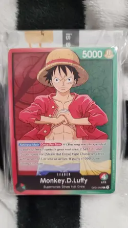 One Piece - Monkey D. Luffy Demo Deck English Edition Pre-errata Leader - Image 1
