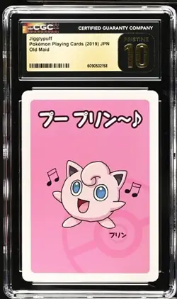 Pokemon Jigglypuff Old Maid Playing Card CGC 10 Pristine Japanese - Image 1