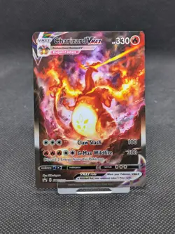 Pokemon TCG Charizard VMAX Alt Art SWSH261 Holo Promo Card LP-NM - Image 1