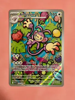 Ambipom - 107/094 - Illustration Rare ME02: Phantasmal Flames - Pokemon card NM - Image 1