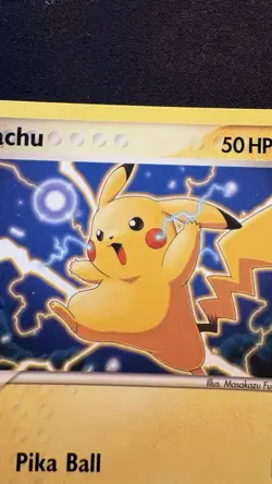 2005 Pokemon Pikachu 60/106 EX Emerald Lightning-Type Card by Masakazu Fukuda - Image 3