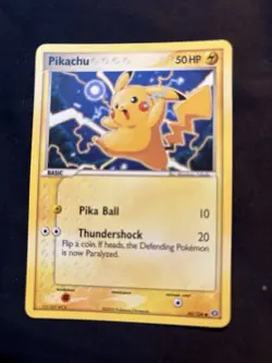 2005 Pokemon Pikachu 60/106 EX Emerald Lightning-Type Card by Masakazu Fukuda - Image 4