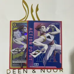 Union Arena Hisoka HRT 2-02 SR With AP Card - Image 1