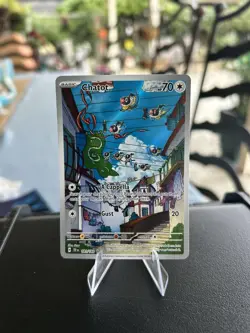 Pokemon TCG Chatot Card 181/162 SV05: Temporal Forces NM Illustration Rare - Image 1