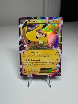 Pikachu EX XY84 XY Black Star Promo Holo Pokemon Card TCG English LP - Image 1