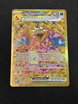 Pokemon TCG Charizard EX Hyper Rare Holo Card 228/197 Sv03: Obsidian Flames - Image 1