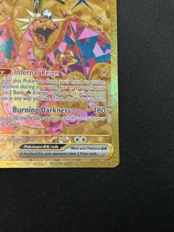 Pokemon TCG Charizard EX Hyper Rare Holo Card 228/197 Sv03: Obsidian Flames - Image 4