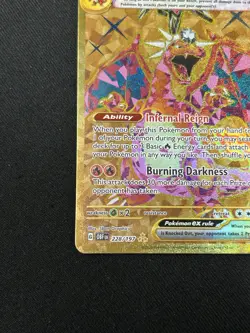 Pokemon TCG Charizard EX Hyper Rare Holo Card 228/197 Sv03: Obsidian Flames - Image 5