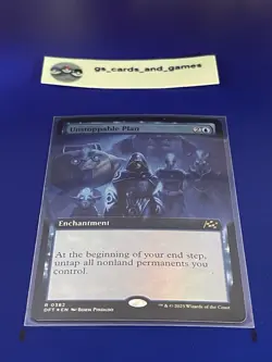 Unstoppable Plan R #0382 (Extended Art) DFT Aetherdrift (Foil) - Magic MTG Card - Image 1