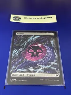 Swamp L #0289 (Full Art) TDM Tarkir: Dragonstorm (Foil) - Magic MTG Card - Image 1