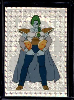 1998 Dragonball Z DBZ Artbox Zarbon Silver Prism Card #G5 - Image 1