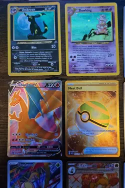 Pokemon 12 Card Lot. Neo Umbreon And Slowking Holo. Charizard. See Description - Image 2