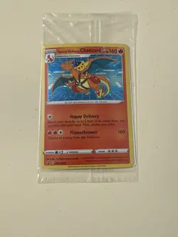 SEALED Special Delivery Charizard SWSH075 Pokemon Promo Card Holo VERY SHARP - Image 1