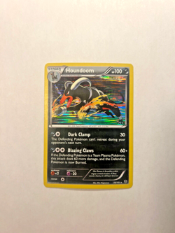 Houndoom Pokemon Trading Card Holographic 56/101 Plasma Blast Holo Rare 2013 TCG - Image 1