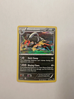 Houndoom Pokemon Trading Card Holographic 56/101 Plasma Blast Holo Rare 2013 TCG - Image 2