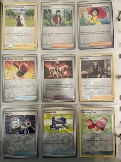 LOT 45 Pokemon Cards Holo Full Art Trainer Gold Rainbow Cheryl Switch Dendra Mel - Image 2
