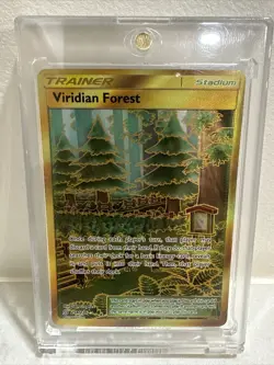 Viridian Forest - 256/236 Pokemon Unified Minds Sun & Moon Secret Rare Card - Image 1