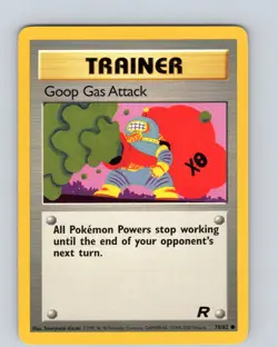 Pokemon TCG Goop Gas Attack Team Rocket 78/82 Unlimited Common Card WOTC LP-NM - Image 1